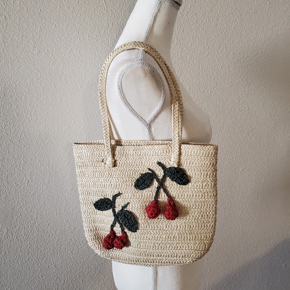 Fruity Cherry Straw Tote Bag
Topshop Purse
